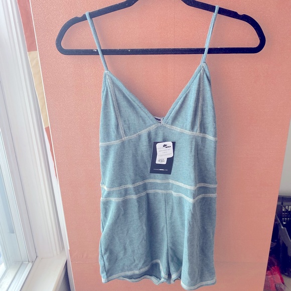 Not Usually Here Romper Set - Teal - XL - Picture 2 of 3